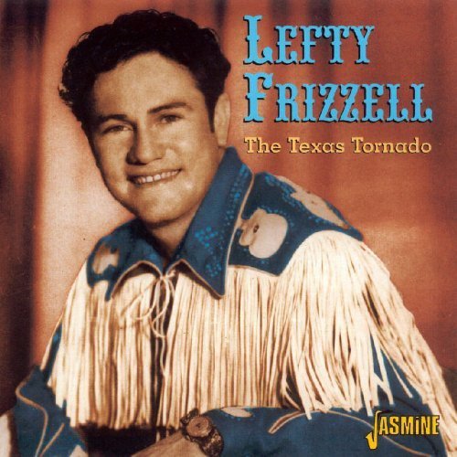 "CD cover featuring Lefty Frizzell in a fringed western shirt, smiling."