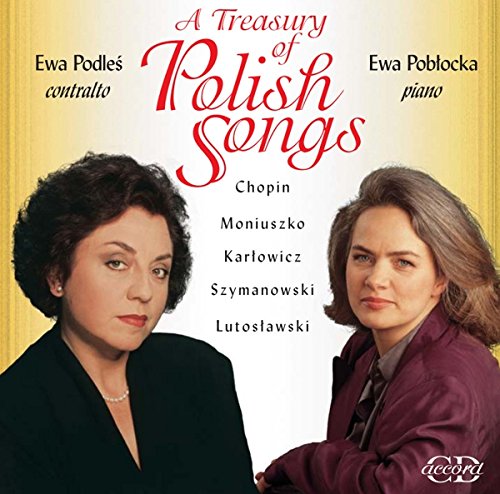 CD cover with two women and title "A Treasury of Polish Songs".
