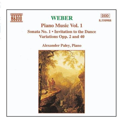 Paley - WEBER: Piano Sonata No. 1 / Invitation to the Dance / Variations, Opp. 2 and 40 [CD]