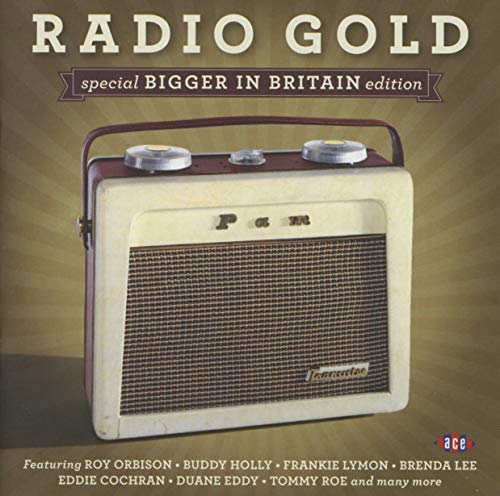 "CD cover featuring a vintage radio with 'RADIO GOLD' text and artist names."