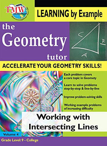 Geometry Tutor - Working With Intersecting Lines DVD