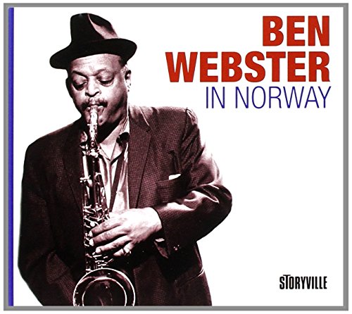 CD cover with Ben Webster playing saxophone, titled "Ben Webster in Norway".