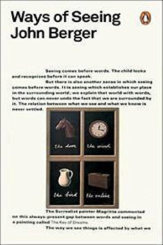 The image is a book cover. Alt text: Book cover with title, author, and image of four framed objects.