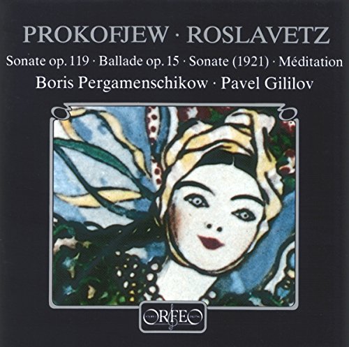 "CD cover with a woman's portrait on a black background."