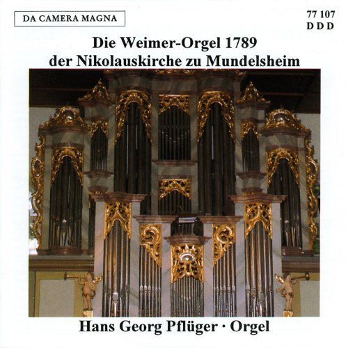An ornate pipe organ with gold accents on a CD cover.