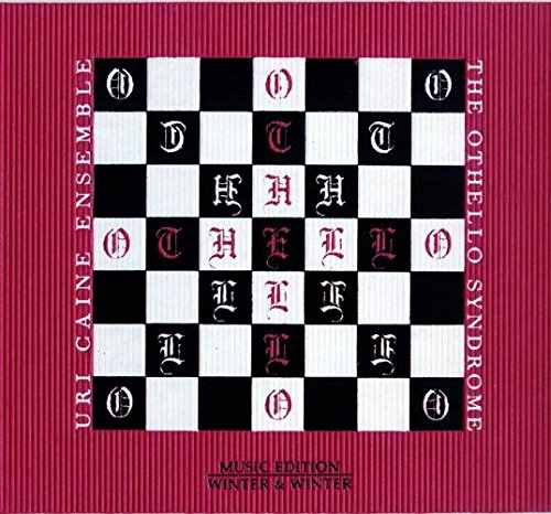 "Red album cover with a black and white chessboard and 'OTHELLO' in red and white."