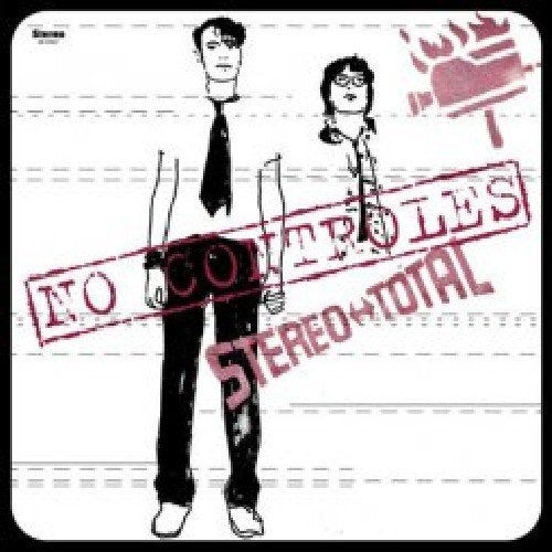 "CD cover with black and white illustration and red 'No Controles' stamp."