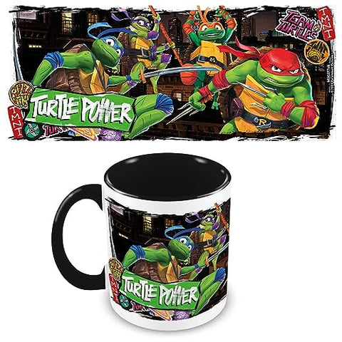 Pyramid International Teenage Mutant Ninja Turtles Coffee Mug (Turtle Power Design) 11oz Ceramic Coffee Mug, Cups and Coffee Mugs for Women, Mugs for Men and Mugs for Kids - Official Merchandise