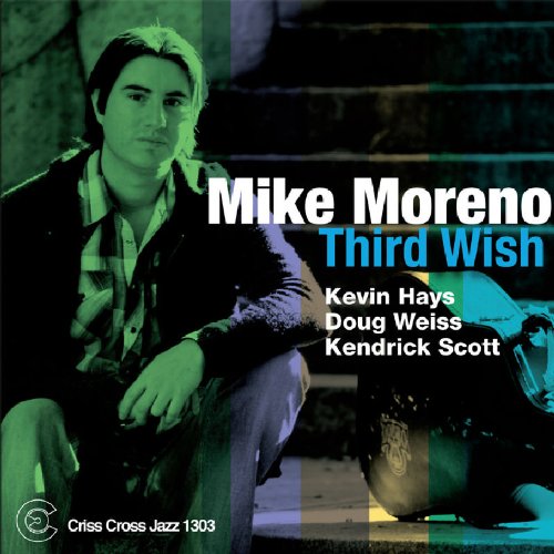 Compact disc with blue and white cover, titled "Third Wish" by Mike Moreno.