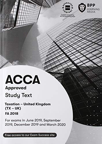 ACCA Taxation FA2018: Study Text