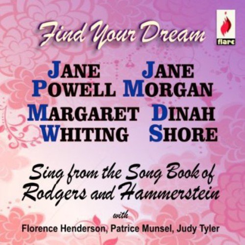 "CD cover with pink floral background, featuring artist names and 'Find Your Dream' title."
