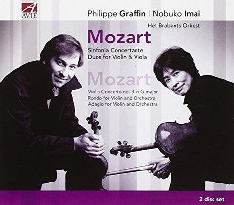 Graffin/imai - Mozart - Sinfonia Concertante, Duos for Violin and Viola, Violin Concerto No. 3, Rondo, Adagio [CD]