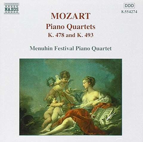 Menuhin Fest Piano 4tet - MOZART: Piano Quartets, K. 478 and K. 493 [CD]