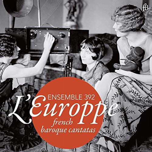 "CD cover with three women in 1920s attire and a red circular logo."
