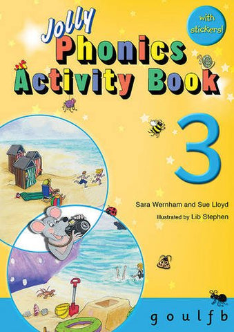 Jolly Phonics Activity Book 3: in Precursive Letters (British English edition)