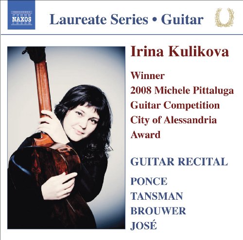A CD cover featuring a woman holding a guitar with text describing the album.