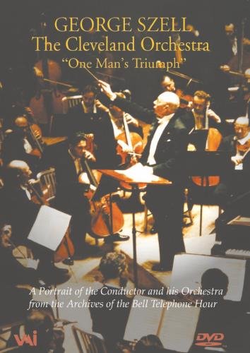 DVD cover featuring George Szell conducting the Cleveland Orchestra, surrounded by musicians.