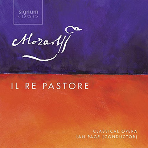 Sarah Foxailish Tynanjohn Mark Ainsleyanna Devinbe - Mozart Il Re Pastore [CD]