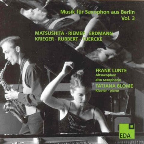 Frank Lunte/tatjana Blome - Music for Saxophone from Berlin, Vol.3 [CD]