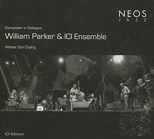 "CD cover with black background, white text, and a black-and-white photo of musicians performing."