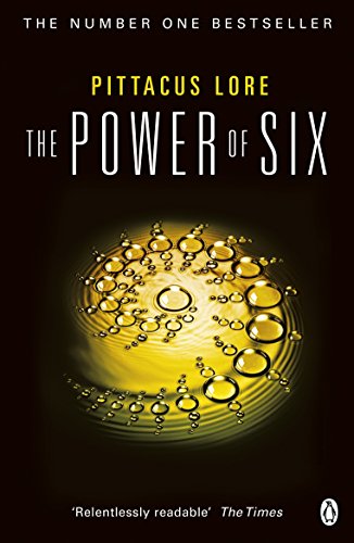 Book cover with "The Power of Six" title, surrounded by bats, in a dark forest.