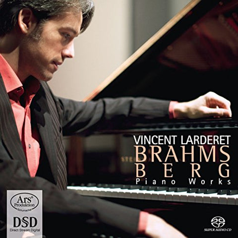 Vincent Larderet - Brahms: Piano Sonata No. 3 - Alban Berg: Piano Sonata Op.1 [CD]