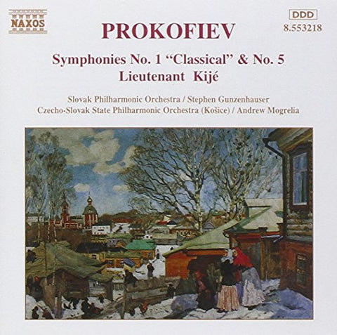 Slovak Pogunzenhauser - Prokofiev: Symphonies 1 & 5 / Lieutenant kije [CD]