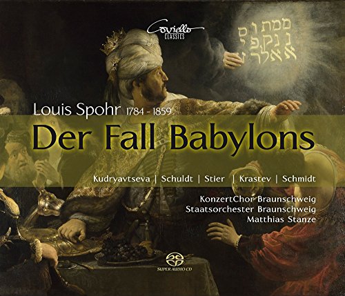 "Album cover featuring a painting of a man in ancient attire with glowing text."
