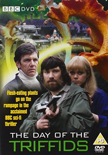 DVD cover featuring three people and a large, menacing plant in the background.