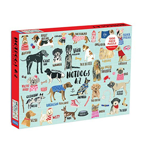 Hot Dogs A-z 1000 Piece Puzzle