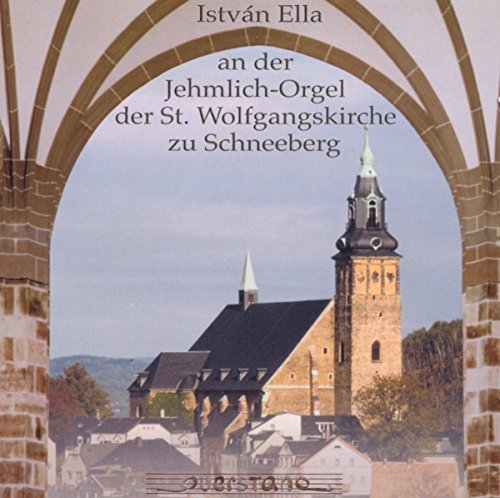 "CD cover featuring a church and tower framed by an archway."