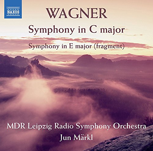 CD cover featuring misty mountains, with "Wagner" and orchestra name.