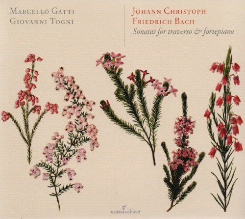 CD cover with floral illustrations and musician names on beige background.