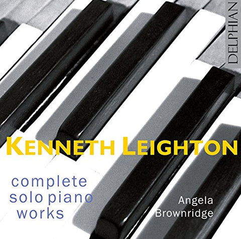 Angela Brownridge - Kenneth Leighton: Complete solo piano works Audio CD