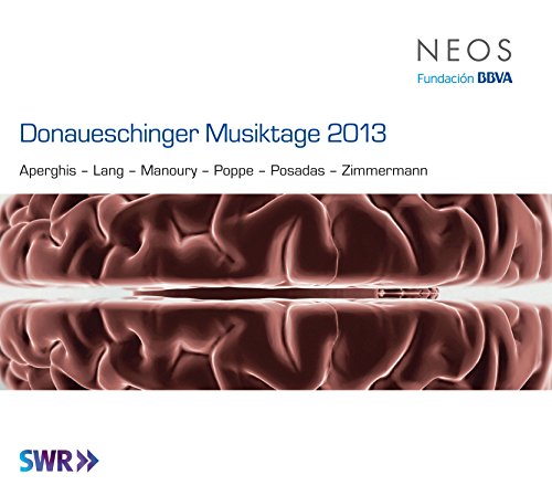 CD cover with brain image and text "Donaueschinger Musiktage 2013" on a white background.