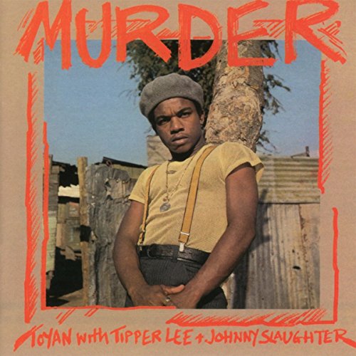 Album cover with a man standing by a wooden fence, titled "Murder".