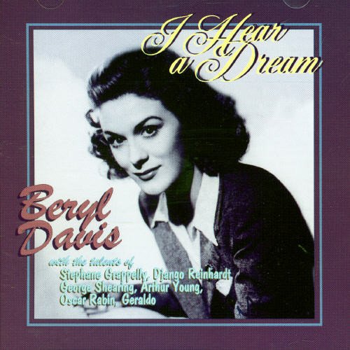CD cover with a black and white photo of Beryl Davis on a purple background.