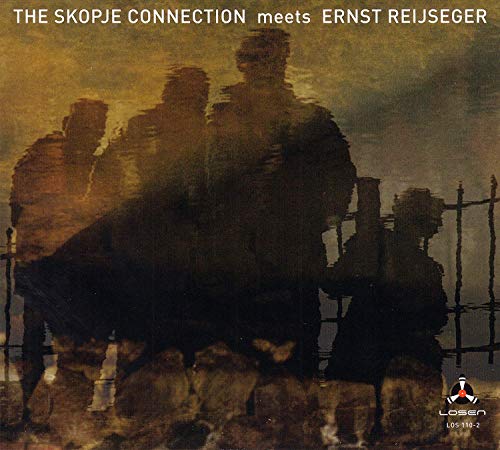 "CD album cover with abstract, dark painting and white text."
