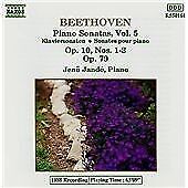 Jando - Beethoven: Piano Sonatas, Vol. 5 - Op. 10, Nos. 1-3, Op. 79 [CD]