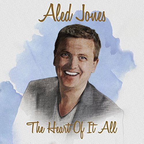 Aled Jones CD cover featuring a smiling man in a grey shirt.