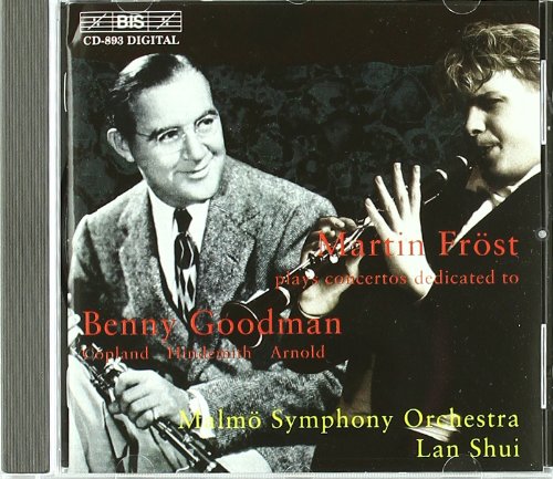 CD cover featuring two men, one holding a clarinet, in black and white.