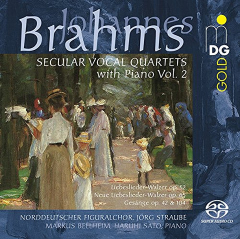 Norddeutscher Figuralchor - Johannes Brahms: Secular Vocal Quartets With Piano Vol. 2 [CD]