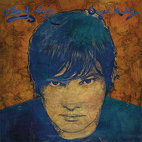 Album cover with a stylized illustration of a man against a brown background.