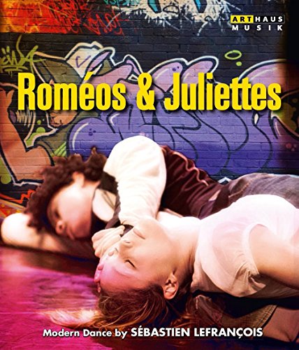 "Blu-ray cover featuring two dancers entwined on the floor against a graffiti background."