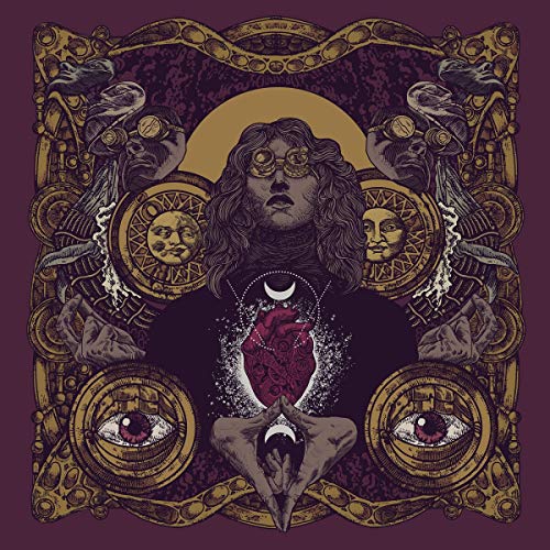 A CD cover featuring an illustration of a person surrounded by mystical symbols and creatures.