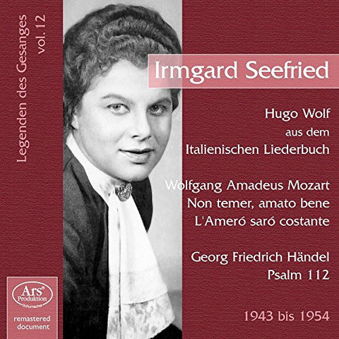 Seefried  Irmgard - Vocal Recital Irmgard Seefried [CD]