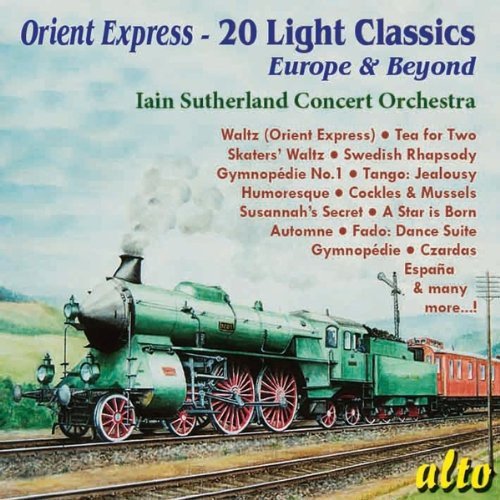 CD cover featuring a green steam train with red wheels and a red carriage.