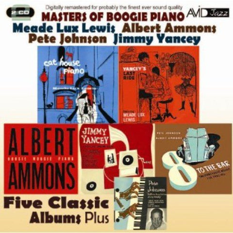 Albert Ammons - Masters Of Boogie Piano - Five Classic Albums Plus (Yanceys Last Ride / Cat House Piano / Boogie Woogie Piano / 8 To The Bar / A Lost Recording Date) [CD]