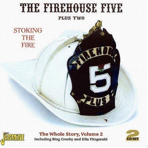 "CD cover featuring a white fireman's helmet with a 'Firehouse 5' badge on a white background."