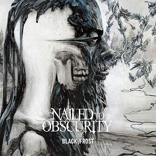 A CD cover featuring a black and white illustration of a man's face.